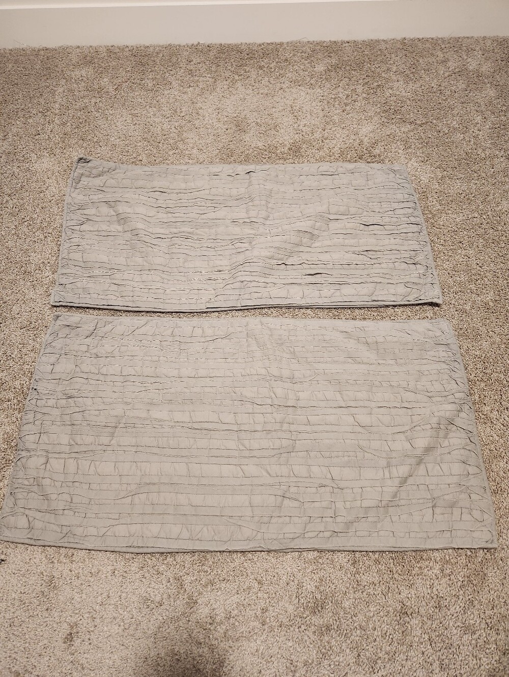 West Elm Crinkle King Pillow Shams